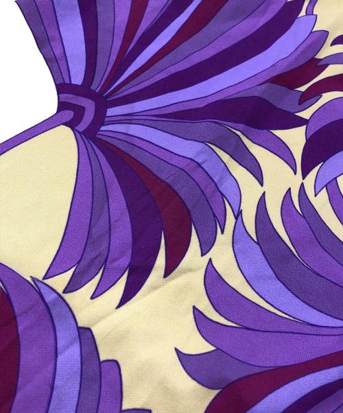 DRIES VAN NOTEN（ドリスヴァンノッテン）DRIES VAN NOTEN (ドリスヴァンノッテン) フラワープリントレーヨンイージーパンツ パープル サイズ:Sの古着・服飾アイテム