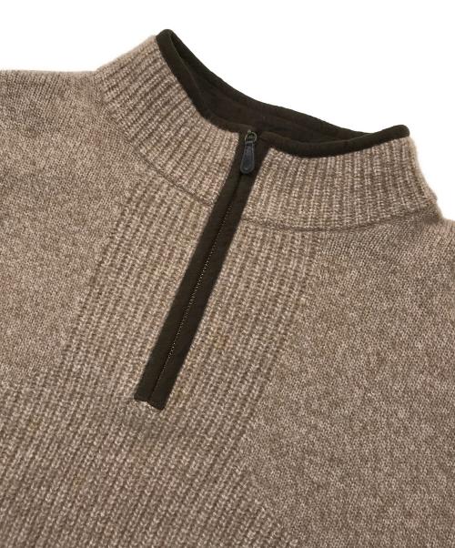 L.L.Bean（エルエルビーン）L.L.Bean (エルエルビーン) ハーフジップシャツ ベージュ サイズ:Lの古着・服飾アイテム