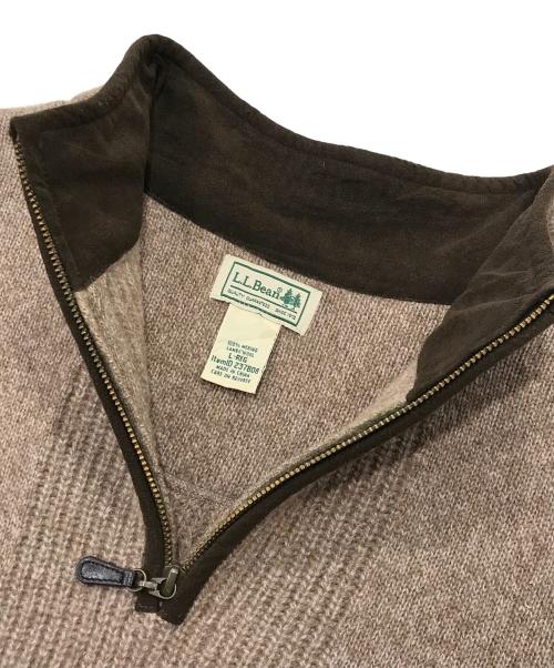 L.L.Bean（エルエルビーン）L.L.Bean (エルエルビーン) ハーフジップシャツ ベージュ サイズ:Lの古着・服飾アイテム