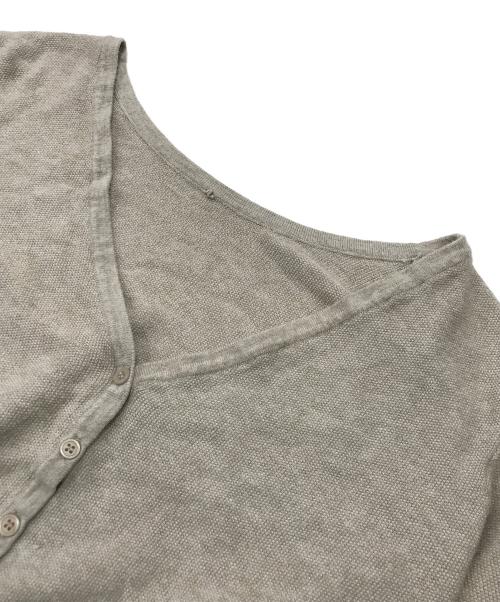 willfully（ウィルフリー）willfully (ウィルフリー) slit tank & seed stitch CD knit ensemble ベージュ サイズ:FREEの古着・服飾アイテム