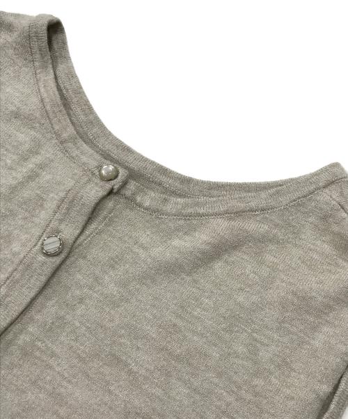 willfully（ウィルフリー）willfully (ウィルフリー) slit tank & seed stitch CD knit ensemble ベージュ サイズ:FREEの古着・服飾アイテム