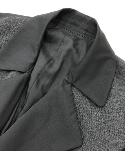 Yohji Yamamoto FEMME（ヨウジヤマモトファム）Yohji Yamamoto FEMME (ヨウジヤマモトファム) 96AW ニット切替デザインジャケット ブラック サイズ:Mの古着・服飾アイテム