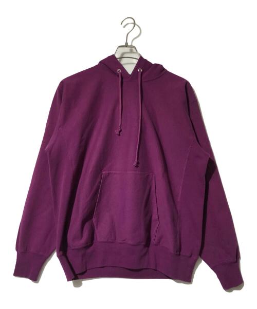 AURALEE（オーラリー）AURALEE (オーラリー) SUPER MILLED SWEAT P/O PARKA パープル サイズ:4の古着・服飾アイテム