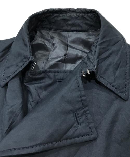 A.A.R（アール）A.A.R (アール) シルク中綿ショートコート ブラック サイズ:Lの古着・服飾アイテム