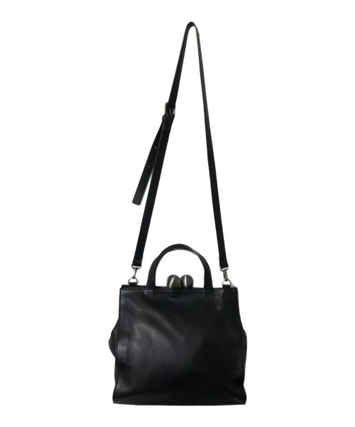 kawa-kawa（カワカワ）kawa-kawa (カワカワ) 2WAYがま口ショルダーバッグ ブラックの古着・服飾アイテム