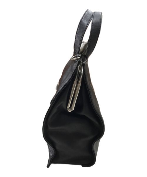 kawa-kawa（カワカワ）kawa-kawa (カワカワ) 2WAYがま口ショルダーバッグ ブラックの古着・服飾アイテム