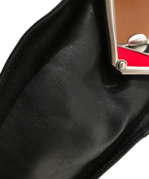 kawa-kawa（カワカワ）kawa-kawa (カワカワ) 2WAYがま口ショルダーバッグ ブラックの古着・服飾アイテム