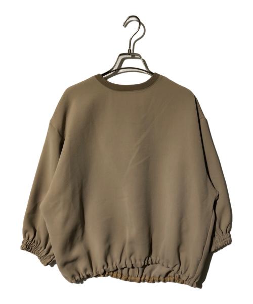 UNITED ARROWS（ユナイテッドアローズ）UNITED ARROWS (ユナイテッドアローズ) COMFY シャーリングゴム プルオーバー ベージュ サイズ:38 未使用品の古着・服飾アイテム
