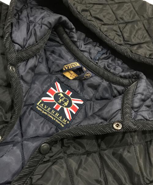 LAVENHAM（ラベンハム）LAVENHAM (ラベンハム) キルティングジャケット ブラック サイズ:UK40の古着・服飾アイテム
