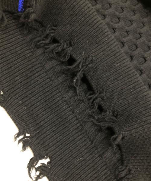 ZARA（ザラ）ZARA (ザラ) ADER error (アーダーエラー) コラボクラッシュベスト ブラック サイズ:S-M 未使用品の古着・服飾アイテム