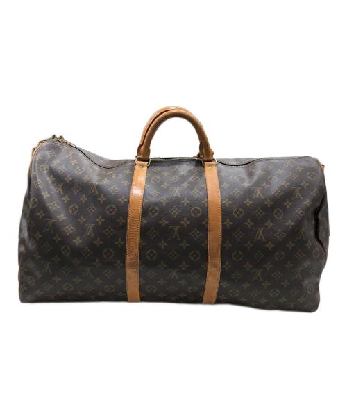 LOUIS VUITTON（ルイ ヴィトン）LOUIS VUITTON (ルイ ヴィトン) ボストンバッグ/モノグラム/キーポル・バンドリエール60 ベージュの古着・服飾アイテム