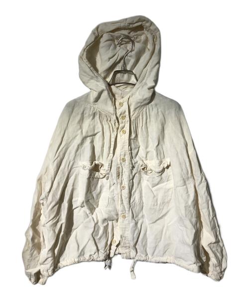 nest Robe（ネストローブ）nest Robe (ネストローブ) リネン超撥水 フーディー アイボリー サイズ:FREEの古着・服飾アイテム