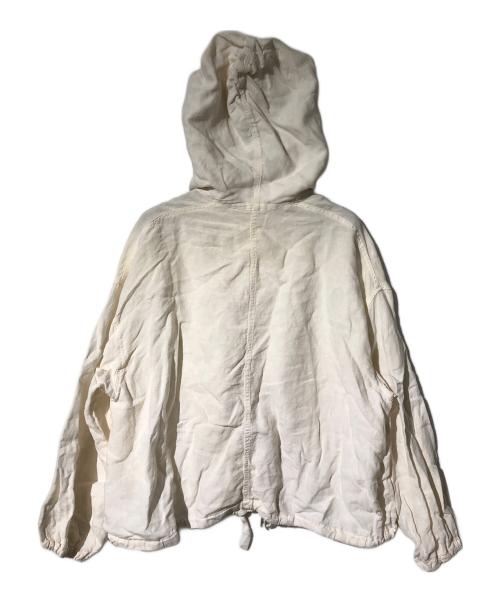 nest Robe（ネストローブ）nest Robe (ネストローブ) リネン超撥水 フーディー アイボリー サイズ:FREEの古着・服飾アイテム