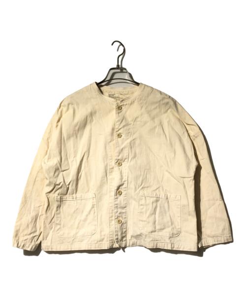 HARVESTY（ハーベスティー）HARVESTY (ハーベスティー) 8oz デニム アトリエ ジャケット アイボリー サイズ:Sの古着・服飾アイテム