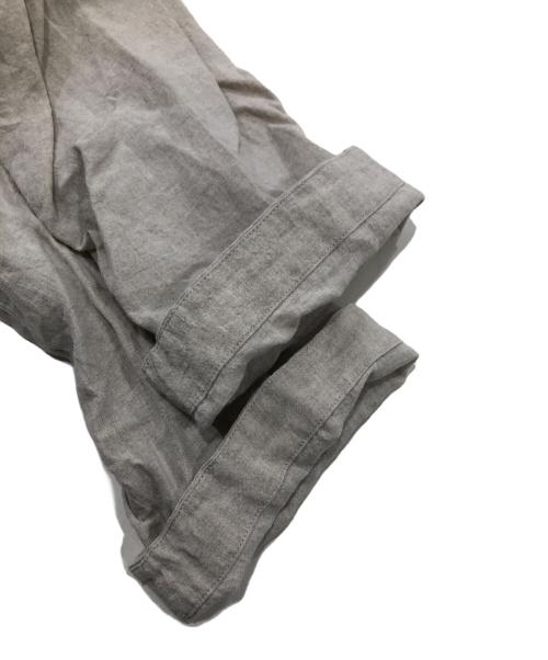 magali（マガリ）magali (マガリ) リネンノーカラーブラウス ベージュ サイズ:不明の古着・服飾アイテム