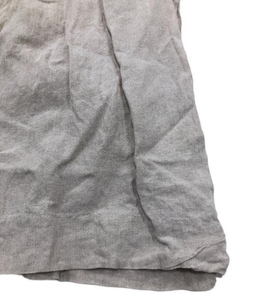 magali（マガリ）magali (マガリ) リネンノーカラーブラウス ベージュ サイズ:不明の古着・服飾アイテム