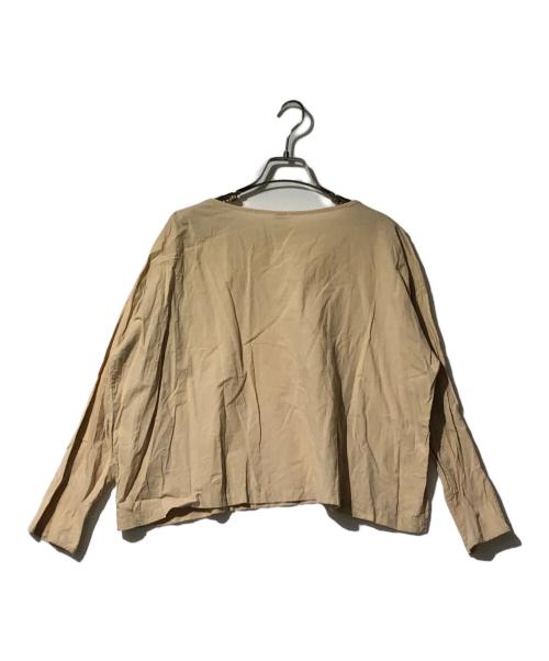 yoli（ヨリ）yoli (ヨリ) シンプルワイドブラウス ベージュ サイズ:表記なしの古着・服飾アイテム