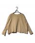 yoli（ヨリ）の古着「シンプルワイドブラウス」｜ベージュ