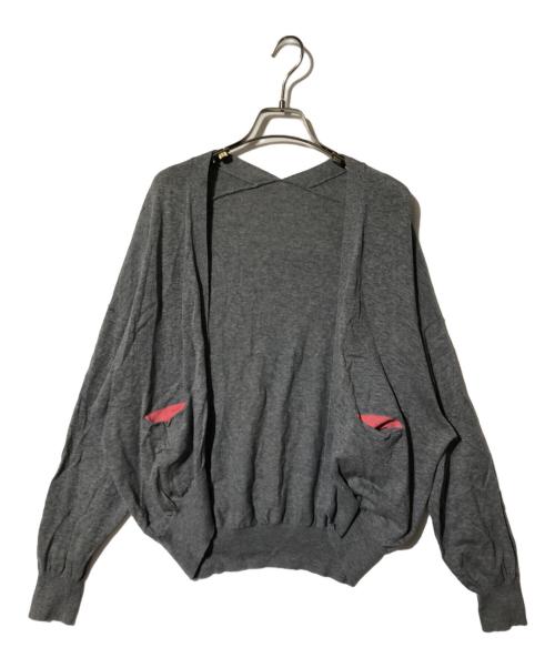 atelier naruse（アトリエナルセ）atelier naruse (アトリエナルセ) ニットカーディガン グレー サイズ:Fの古着・服飾アイテム