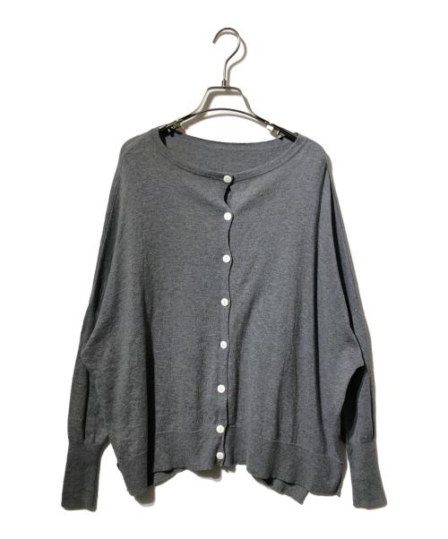 Veritecoeur（ヴェリテクール）Veritecoeur (ヴェリテクール) カシミヤシルク混カーディガン グレー サイズ:Fの古着・服飾アイテム