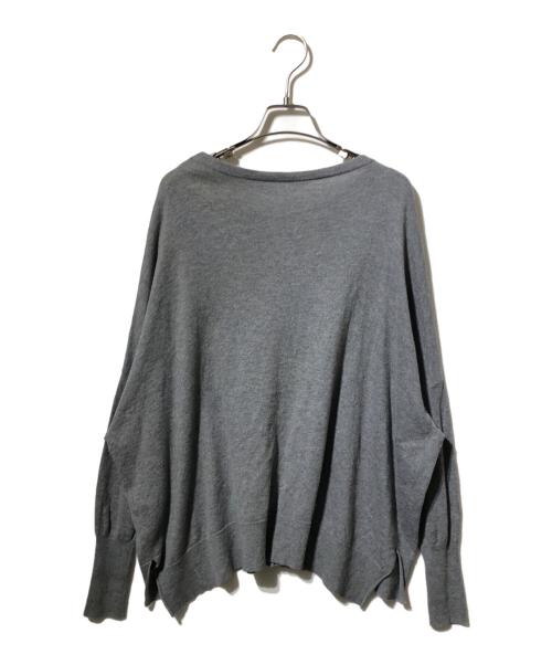 Veritecoeur（ヴェリテクール）Veritecoeur (ヴェリテクール) カシミヤシルク混カーディガン グレー サイズ:Fの古着・服飾アイテム