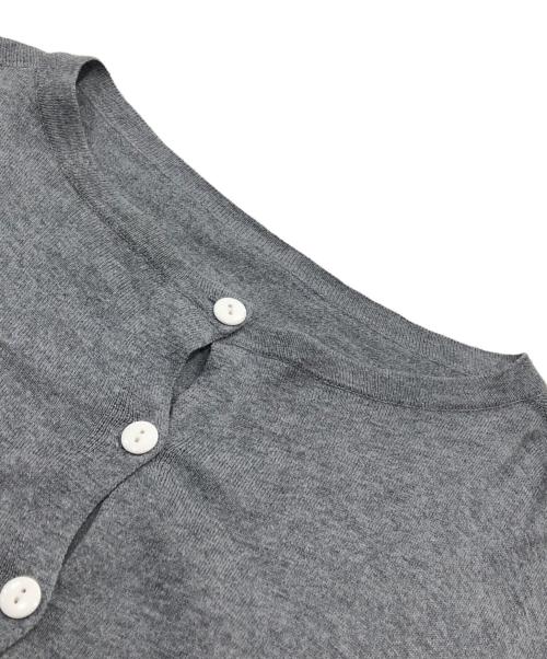 Veritecoeur（ヴェリテクール）Veritecoeur (ヴェリテクール) カシミヤシルク混カーディガン グレー サイズ:Fの古着・服飾アイテム