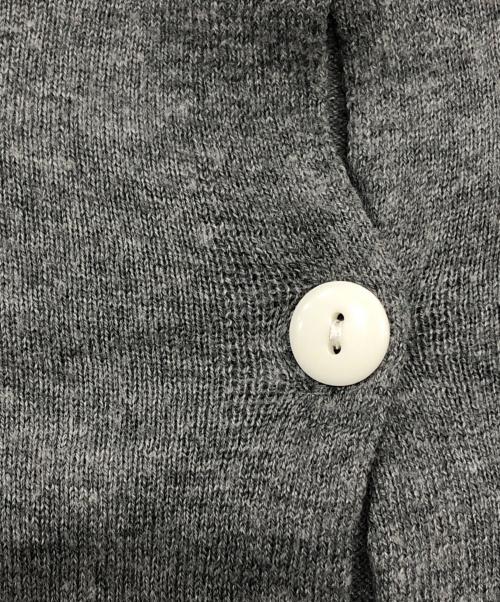 Veritecoeur（ヴェリテクール）Veritecoeur (ヴェリテクール) カシミヤシルク混カーディガン グレー サイズ:Fの古着・服飾アイテム