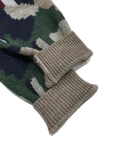 WIND AND SEA（ウィンダンシー）WIND AND SEA (ウィンダンシー) JACQUARD SWEATER ベージュ サイズ:Mの古着・服飾アイテム