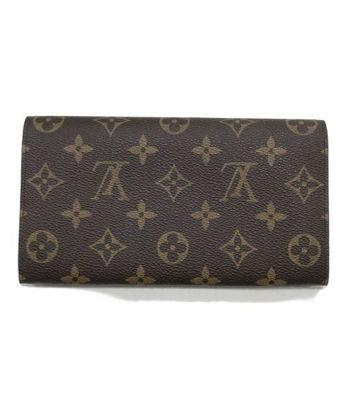 LOUIS VUITTON（ルイ ヴィトン）LOUIS VUITTON (ルイ ヴィトン) 長財布/ポシェット・ポルトモネ クレディ/モノグラム ブラウンの古着・服飾アイテム