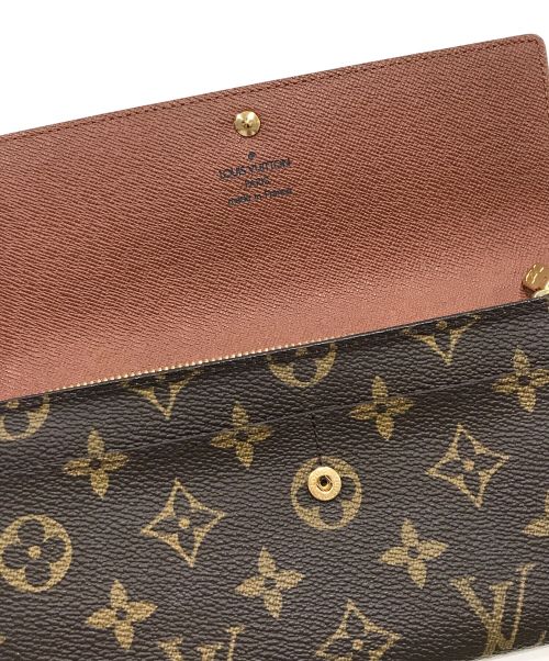 LOUIS VUITTON（ルイ ヴィトン）LOUIS VUITTON (ルイ ヴィトン) 長財布/ポシェット・ポルトモネ クレディ/モノグラム ブラウンの古着・服飾アイテム
