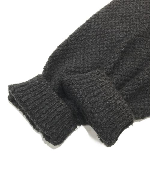 vainl archive（ヴァイナルアーカイブ）vainl archive (ヴァイナルアーカイブ) AZIZ-V ウールニット ブラック サイズ:Sの古着・服飾アイテム