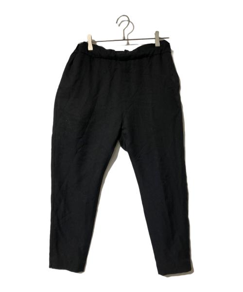 NO CONTROL AIR（ノーコントロールエアー）NO CONTROL AIR (ノーコントロールエアー) スムースポリエステルライトツイルパンツ ブラック サイズ:XSの古着・服飾アイテム