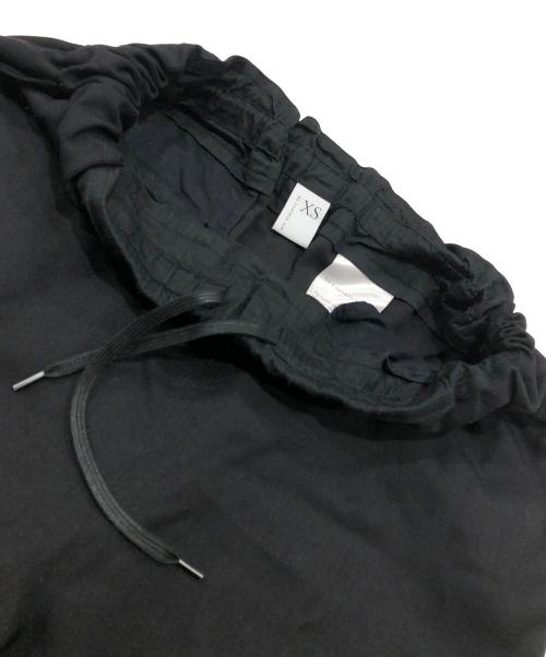 NO CONTROL AIR（ノーコントロールエアー）NO CONTROL AIR (ノーコントロールエアー) スムースポリエステルライトツイルパンツ ブラック サイズ:XSの古着・服飾アイテム