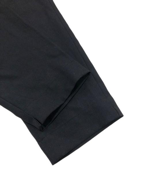 NO CONTROL AIR（ノーコントロールエアー）NO CONTROL AIR (ノーコントロールエアー) スムースポリエステルライトツイルパンツ ブラック サイズ:XSの古着・服飾アイテム