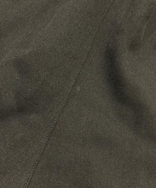 NO CONTROL AIR（ノーコントロールエアー）NO CONTROL AIR (ノーコントロールエアー) スムースポリエステルライトツイルパンツ ブラック サイズ:XSの古着・服飾アイテム