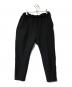 NO CONTROL AIR（ノーコントロールエアー）の古着「スムースポリエステルライトツイルパンツ」｜ブラック