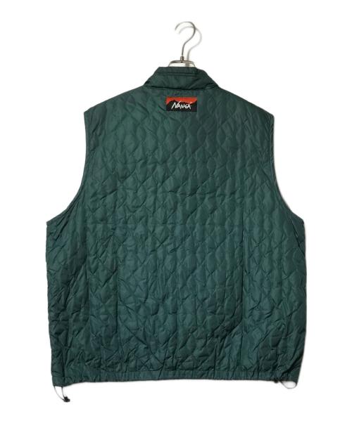 NANGA（ナンガ）NANGA (ナンガ) KEBOZ (ケボズ) REVERSIBLE DOWN VEST グリーン サイズ:Mの古着・服飾アイテム