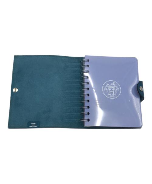 HERMES（エルメス）HERMES (エルメス) ユリスPM-レザー手帳カバー/■P刻印 スカイブルーの古着・服飾アイテム