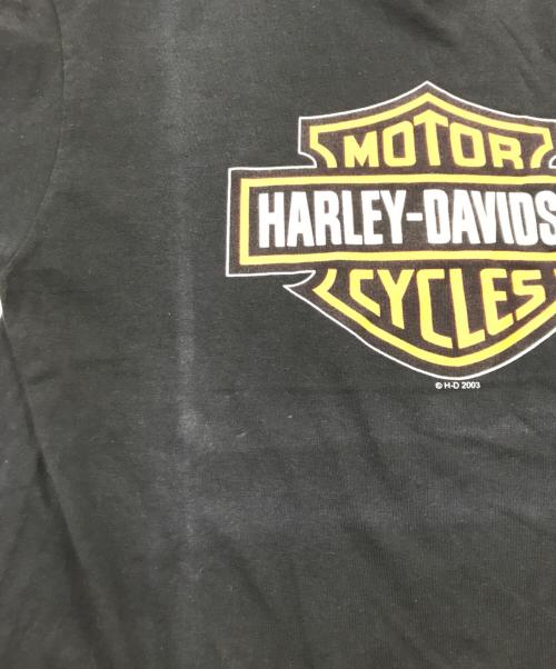 HARLEY-DAVIDSON（ハーレーダビッドソン）HARLEY-DAVIDSON (ハーレーダビッドソン) プリントTシャツ ブラック サイズ:Mの古着・服飾アイテム