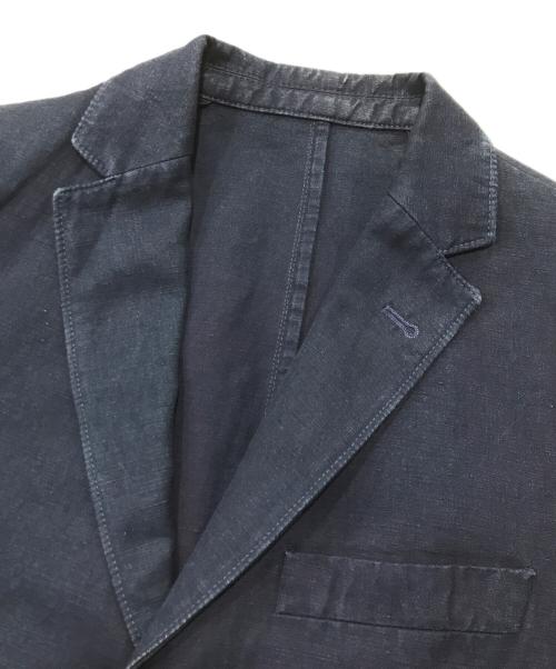 OFFICINE GENERALE（オフィシンジェネラル）OFFICINE GENERALE (オフィシンジェネラル) リネンコットン3Ｂジャケット ネイビー サイズ:46の古着・服飾アイテム