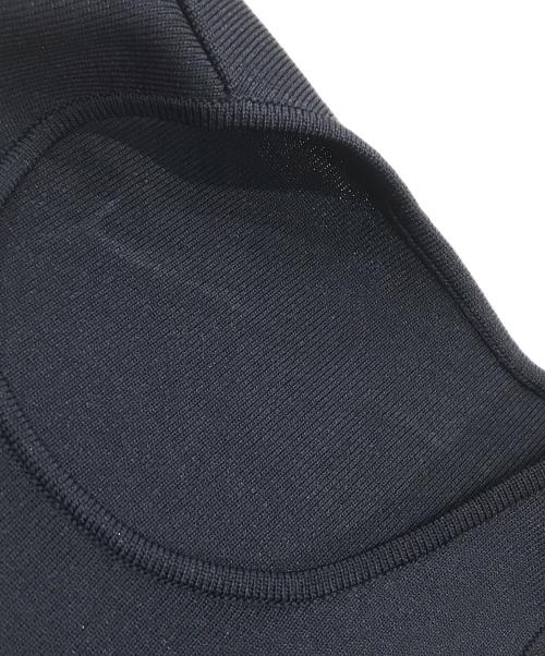 Louren（ローレン）Louren (ローレン) docking cocoon dress ブラック サイズ:Mの古着・服飾アイテム