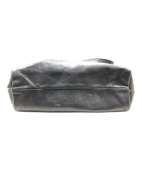 SLOW（スロウ）SLOW (スロウ) レザーショルダーバッグ ブラックの古着・服飾アイテム