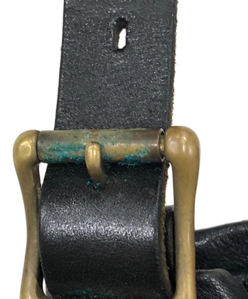 SLOW（スロウ）SLOW (スロウ) レザーショルダーバッグ ブラックの古着・服飾アイテム