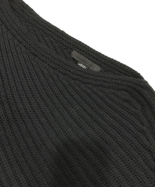 ALEXANDER WANG（アレキサンダー・ワン）ALEXANDER WANG (アレキサンダー・ワン) アシンメトリーワイドニット ブラック サイズ:Ｓの古着・服飾アイテム