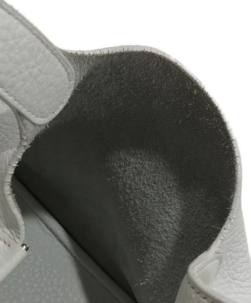 HERMES（エルメス）HERMES (エルメス) ピコタンPM-ハンドバッグ ホワイトの古着・服飾アイテム