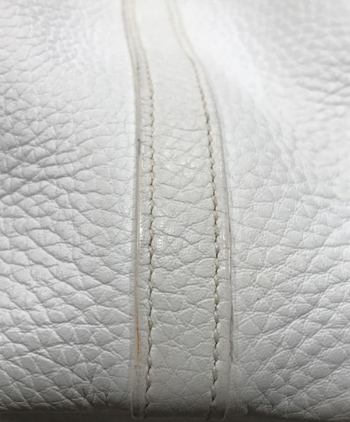 HERMES（エルメス）HERMES (エルメス) ピコタンPM-ハンドバッグ ホワイトの古着・服飾アイテム