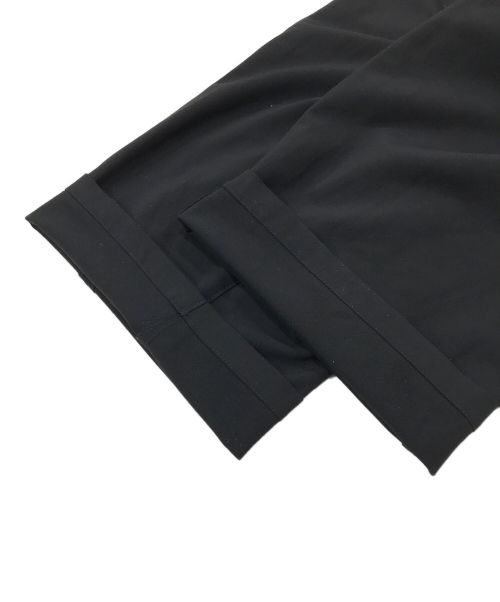 SHAREEF（シャリーフ）SHAREEF (シャリーフ) ベルテッドタックパンツ ブラック サイズ:1の古着・服飾アイテム