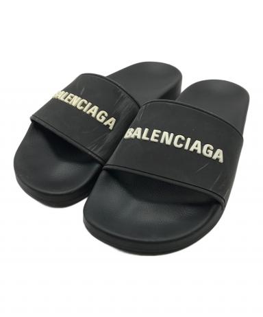 中古・古着通販】BALENCIAGA (バレンシアガ) POOL SANDAL ブラック