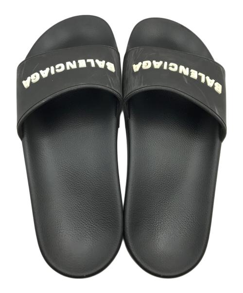 BALENCIAGA（バレンシアガ）BALENCIAGA (バレンシアガ) POOL SANDAL ブラック サイズ:25cmの古着・服飾アイテム