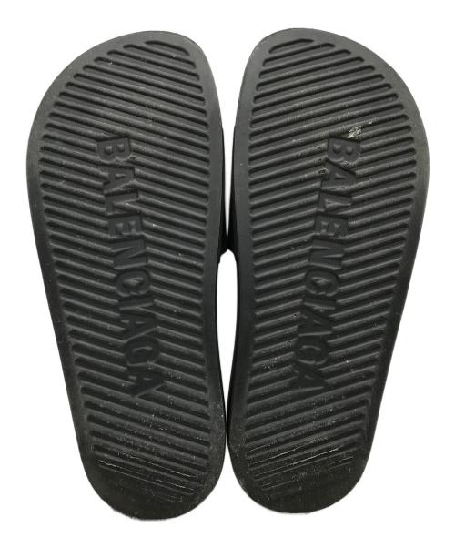 BALENCIAGA（バレンシアガ）BALENCIAGA (バレンシアガ) POOL SANDAL ブラック サイズ:25cmの古着・服飾アイテム
